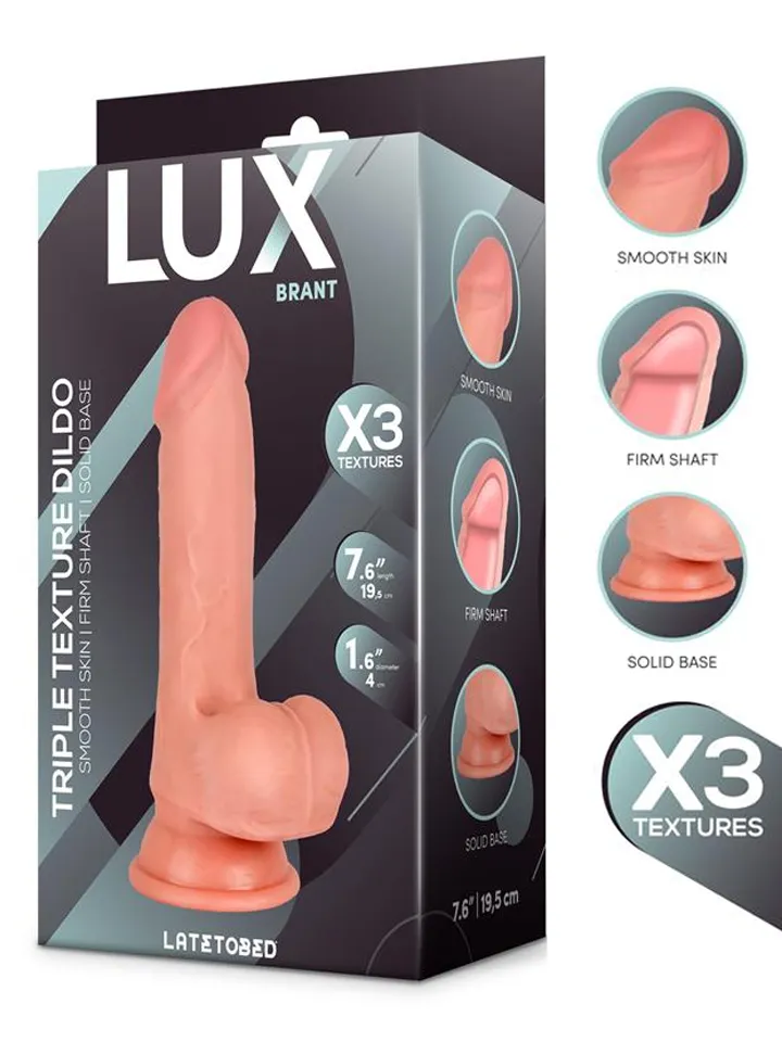 Brant Triple Density Dildo 19,5 cm Realistisk dildo |  | Intimast