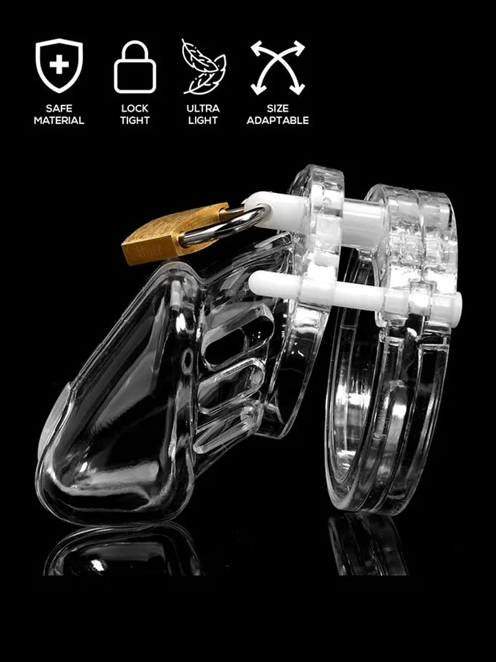 Chastity Cage Short Clear Kyskhetsbur |  | Intimast