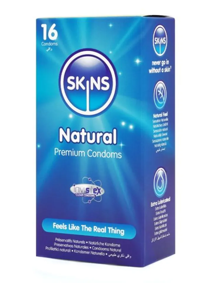 Skins Natural Condoms 16-pack Kondomer |  | Intimast