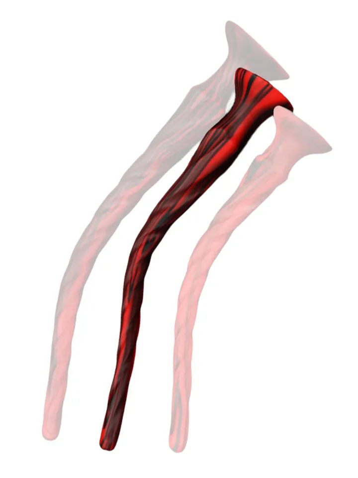Torthy Dildo Black/Red 50 cm Extra lång analdildo |  | Intimast