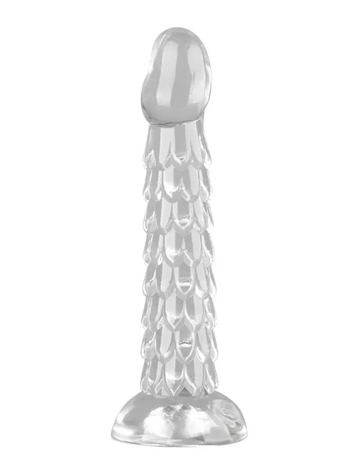 Scales Mush Transparent Dildo 23 cm Monster dildo | | Intimast