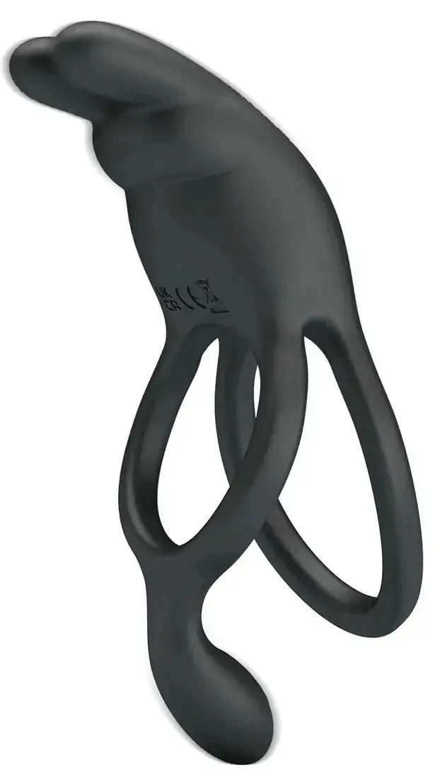 Dwayne Double Vibrating Rabbit Cock Ring Penisring med vibrator | | Intimast