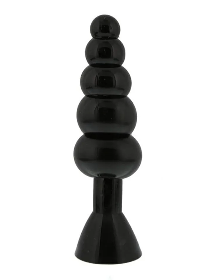 Bendable Butt Rattler Plug Black 20 cm XL Buttplug |  | Intimast