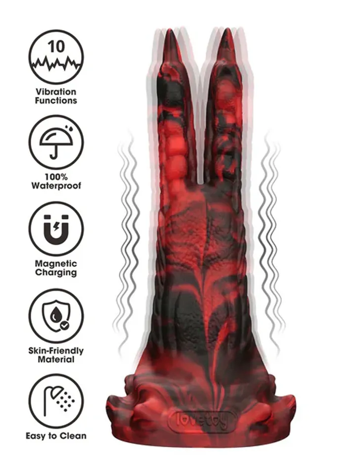 Monster Savage Double Claw Vibrating Dildo Dragon dildo | | Intimast