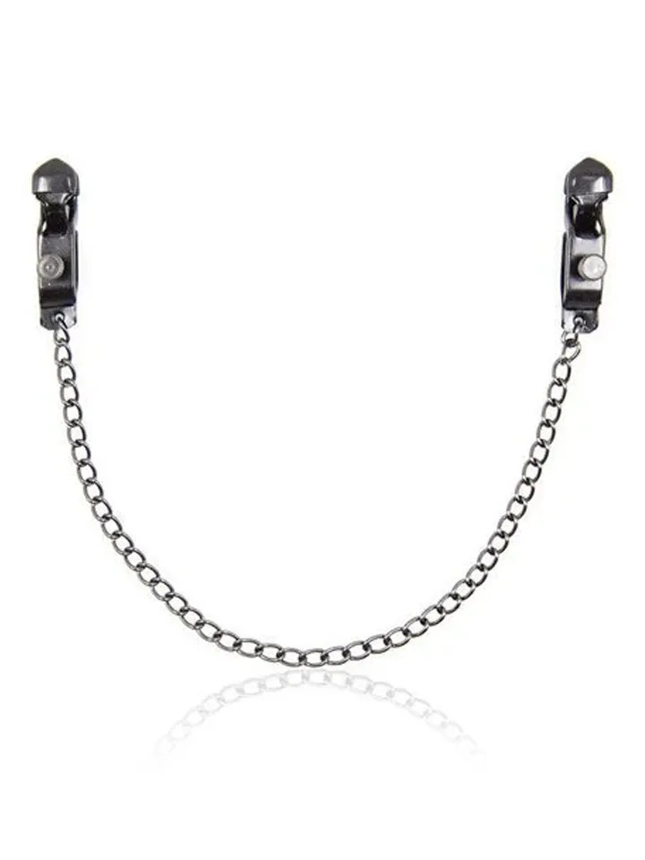 TOYZ4LOVERS Hard Nipple Clamps Bröstklämmor med kedja |  | Intimast
