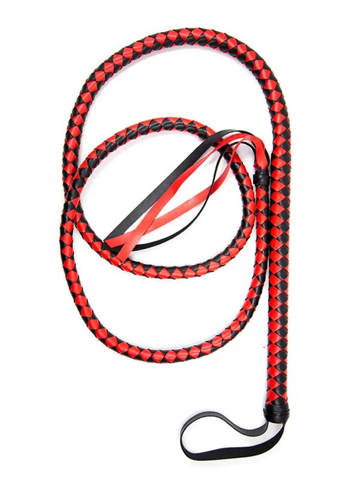 Long Whip Black & Red 210 cm Piska |  | Intimast