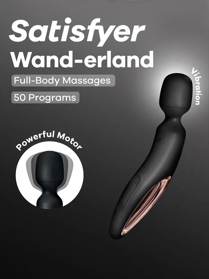 Satisfyer Wand-Erland Black/Rosegold Magicwand / Massagewand |  | Intimast