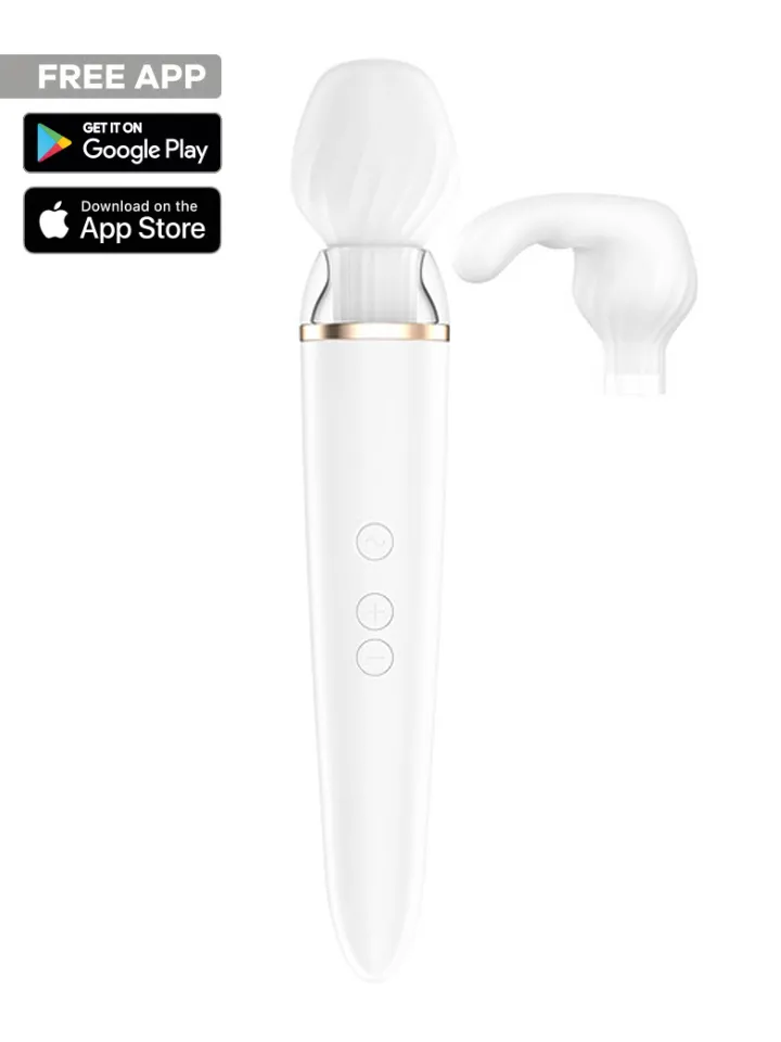 Satisfyer Double Wand-er White Magicwand / Massagewand |  | Intimast