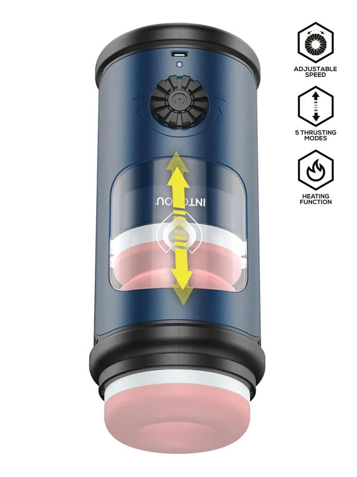 Tenkro Masturbator With Thrusting & Heat Masturbator med motor | | Intimast