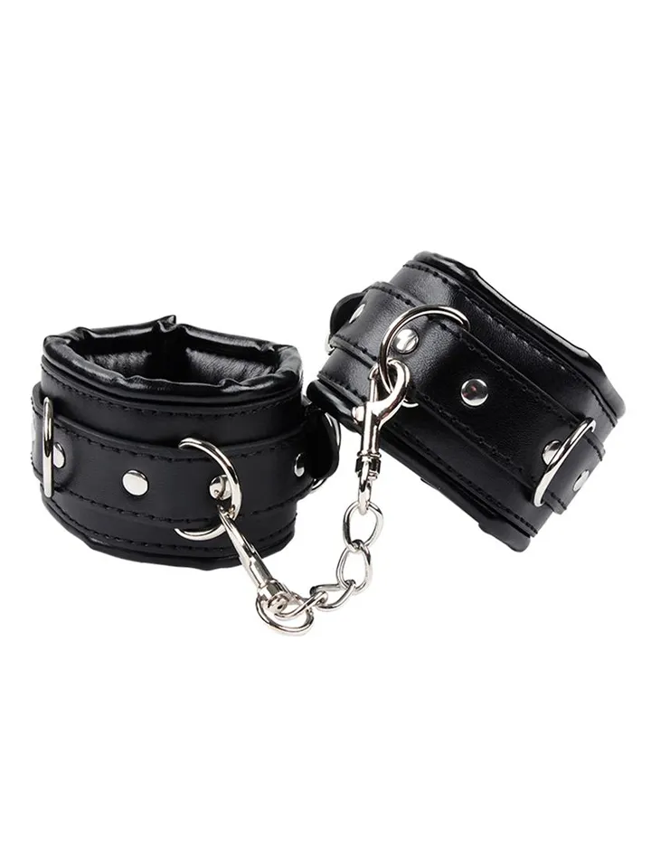Sponge Wrist Cuffs Black Handbojor |  | Intimast