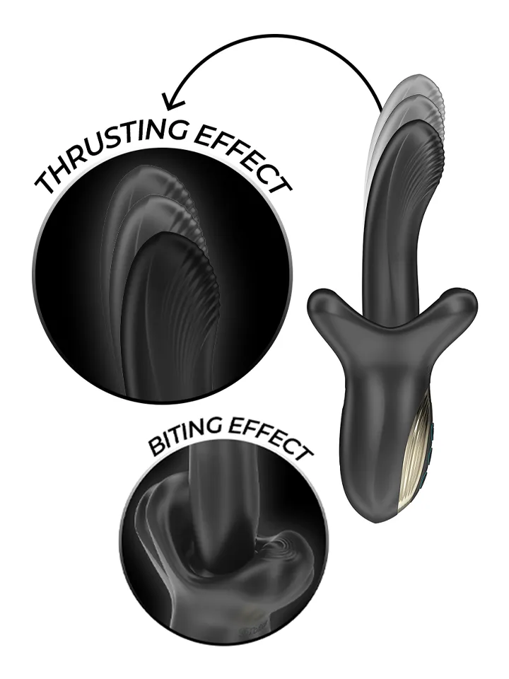 Powerful Vibrator With Thrusting & Biting Effect Rabbitvibratorer |  | Intimast