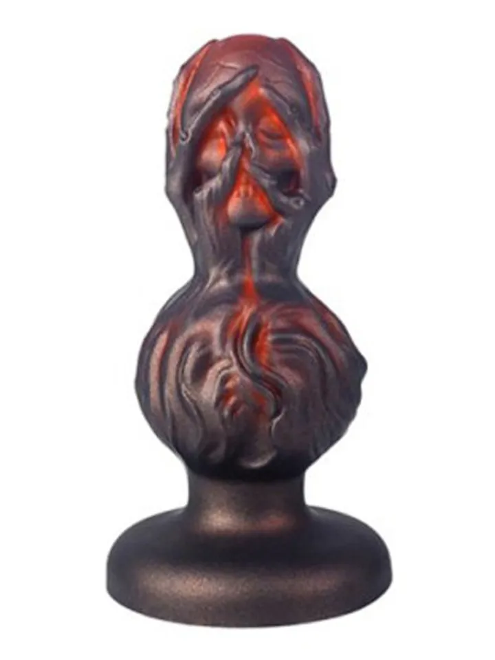 Skullis XL Plug Red/Black 20,5 cm XL Buttplug |  | Intimast