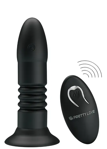 Anal Plug With 4 Vibration & 4 Thrusting Modes Fjärrstyrd analplugg |  | Intimast