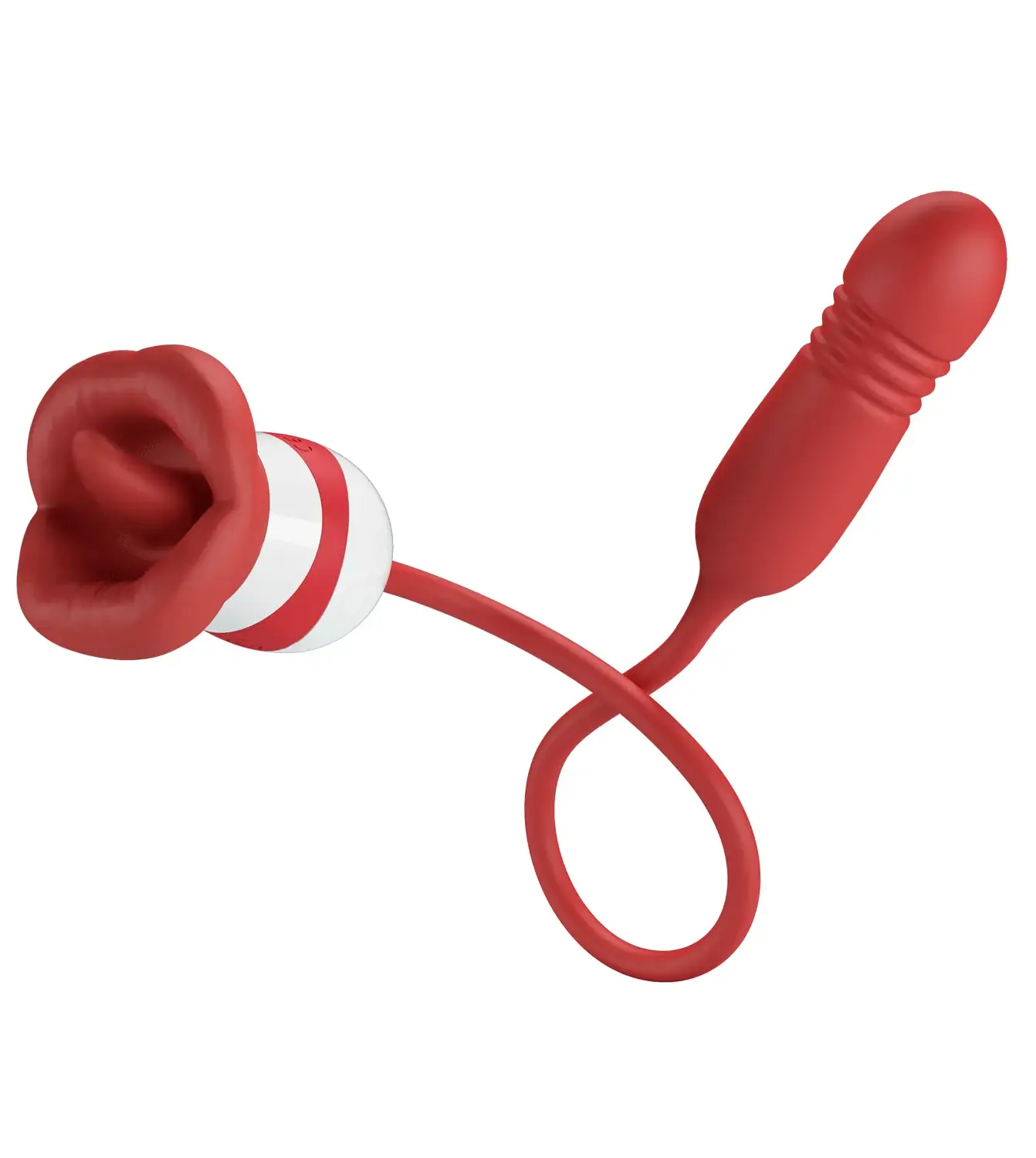Ashlynn Red Mouth Masturbator Vibrator | | Intimast