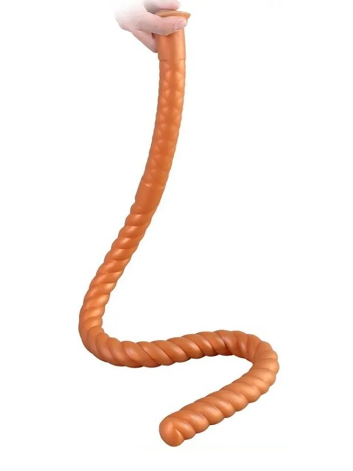 TheAssGasm Long Twist Dildo 80 cm Extra lång analdildo |  | Intimast