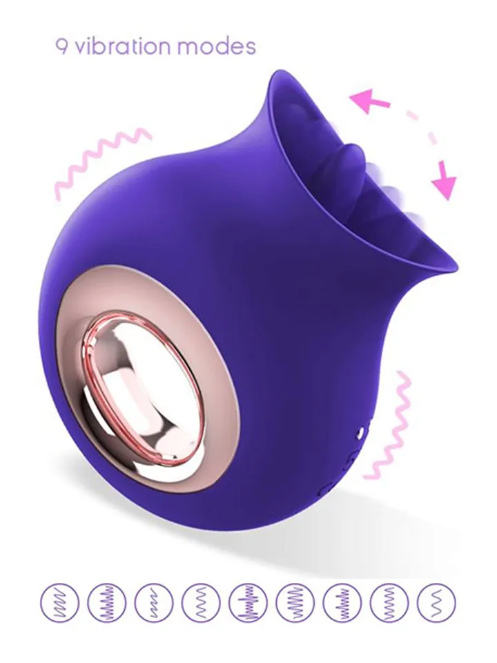 Action No. 25 Licking Tongue & Vibrator Clitoris Massager Klitorisvibrator |  | Intimast