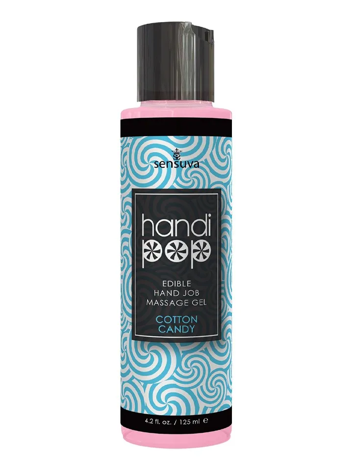 Edible Hand Job Massage Gel Cotton Candy 125 ml Runka skönare |  | Intimast
