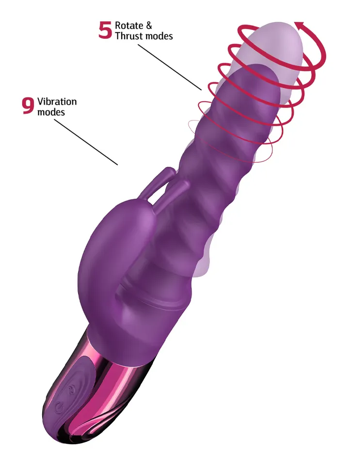 Swirl Rabbit Vibrator Rabbitvibrator |  | Intimast