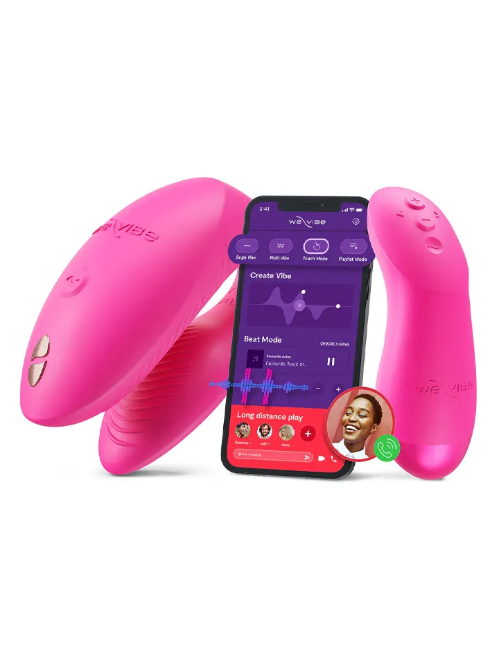 We-Vibe Chorus Pro Electric Pink Appstyrd parvibrator |  | Intimast