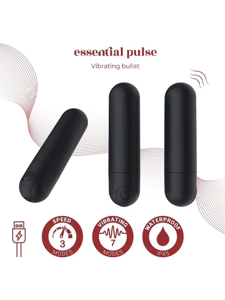 Pulse Rechargeable Vibrating Bullet Bulletvibrator |  | Intimast