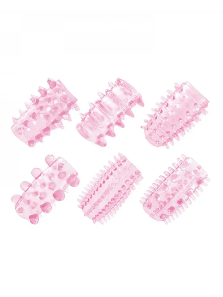 Timeless Flexible Cock Rings 6-pcs Fingersleeve |  | Intimast