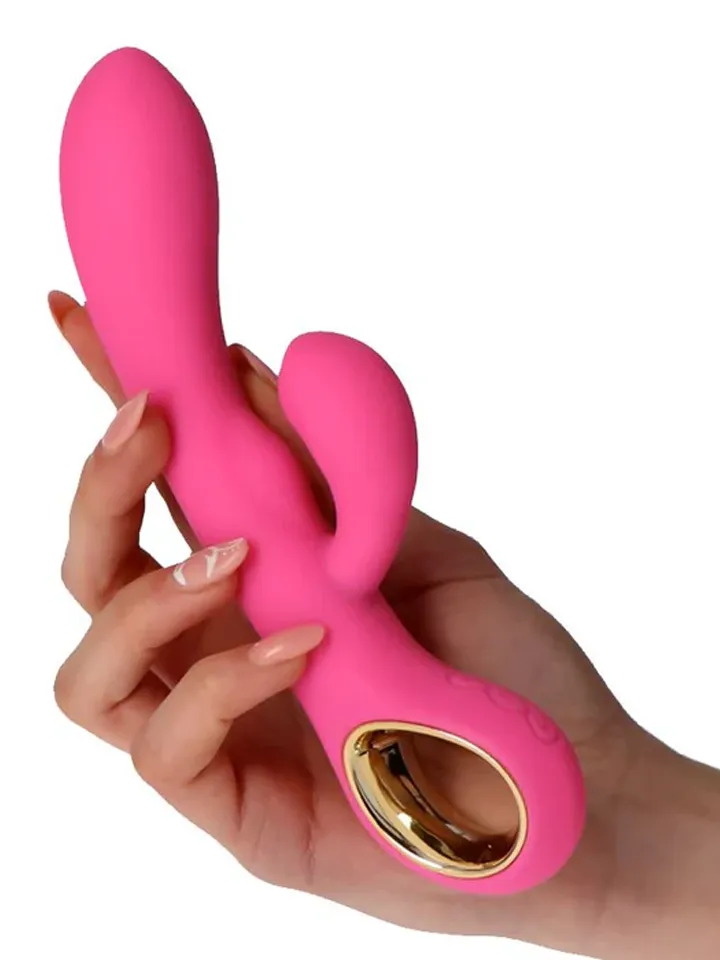 Vibrator Rabbit Handy G-Double Touch Grip Pink Rabbitvibrator |  | Intimast