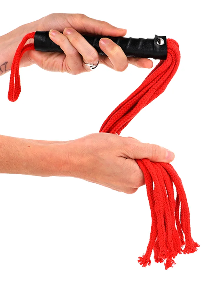 Red Rope Whip 56 cm Flogger |  | Intimast
