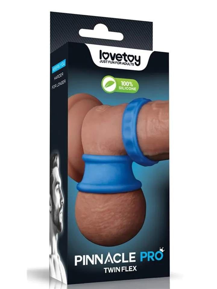 Pinnacle Pro Twin Flex Stretcher Double Penis Ring Penis & pungring |  | Intimast