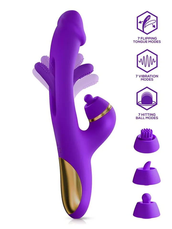 Siter 2.0 Flapping Tongue With Hitting Ball Vibrator Rabbitvibrator |  | Intimast