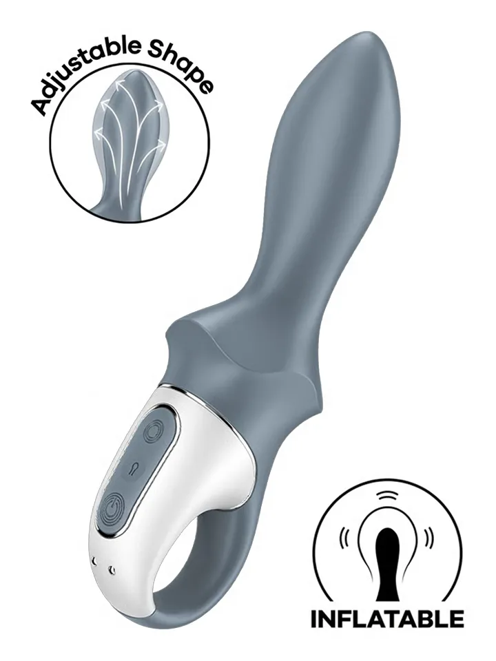 Satisfyer Air Pump Booty 1 Grey Analdildo med vibration |  | Intimast