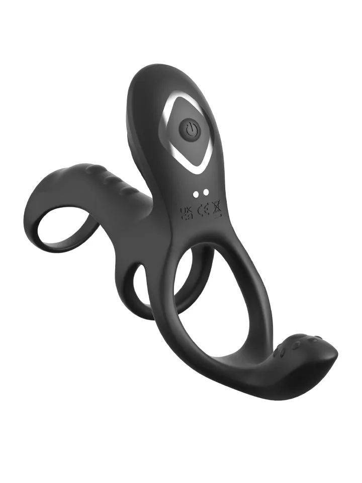 Fantasy C-Ringz Ultimate Couples Cage Max Penisring med vibrator |  | Intimast