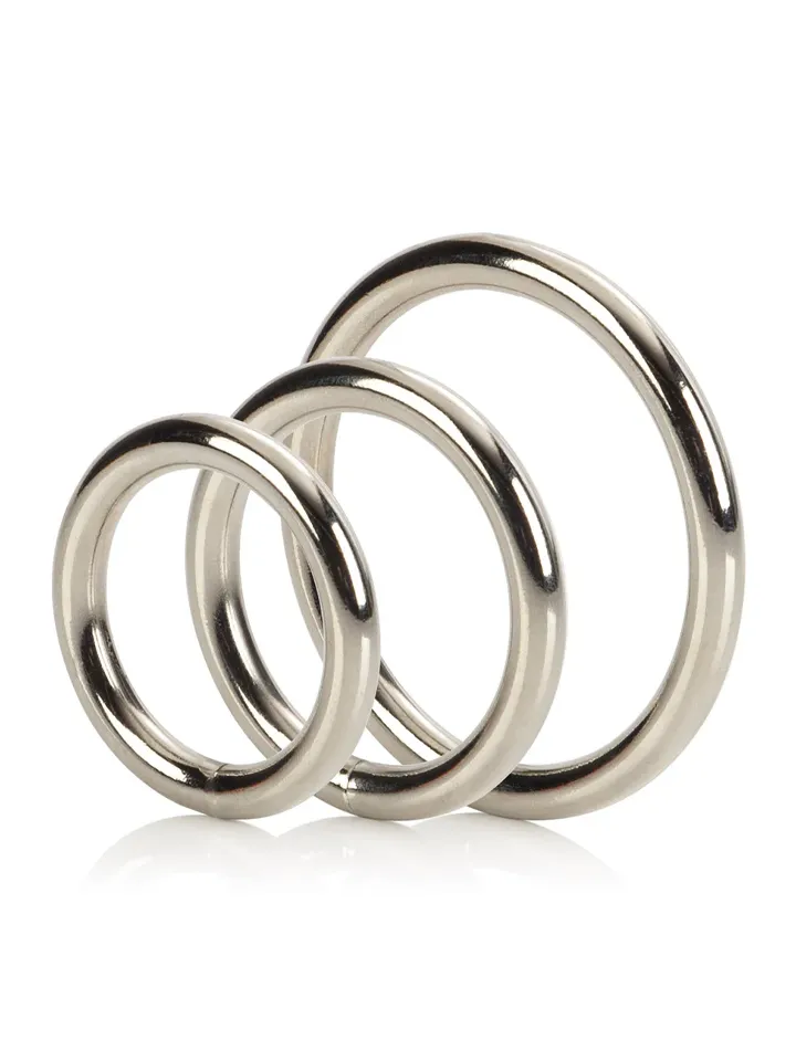 Silver Ring 3-pcs Set Penisringar paket |  | Intimast