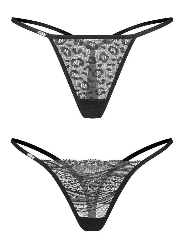 Obsessive Clara Thong 2-pack S/M Stringtrosor |  | Intimast
