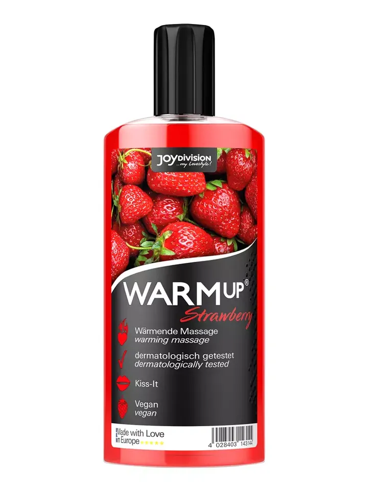 Joydivision Warm-up Massage Oil Strawberry 150ml Massageolja Jordgubb |  | Intimast