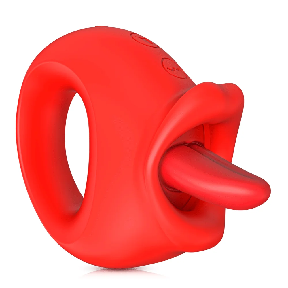 Rechargeable Licking 10-Functions Stimulator Vibrator |  | Intimast