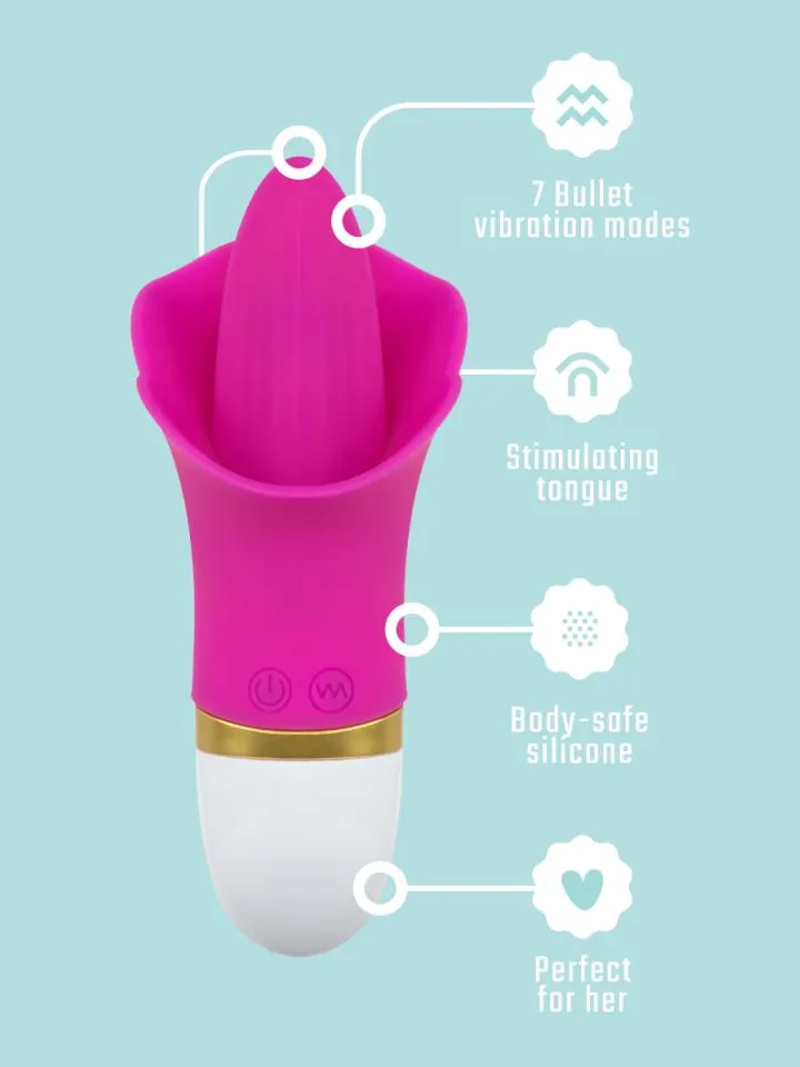 Teazers Clitoris Stimulator With Tongue Vibrator |  | Intimast