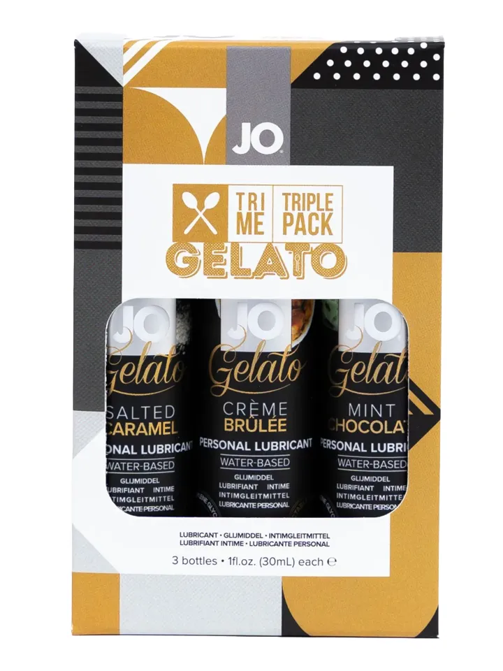 System JO Tri Me Triple Pack Gelato 3x30 ml Glidmedel med smak |  | Intimast