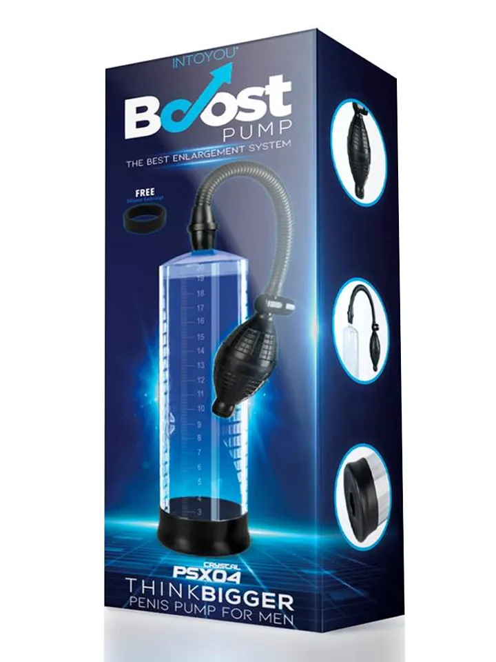 Boost Manual Penis Pump Crystal Penispump |  | Intimast