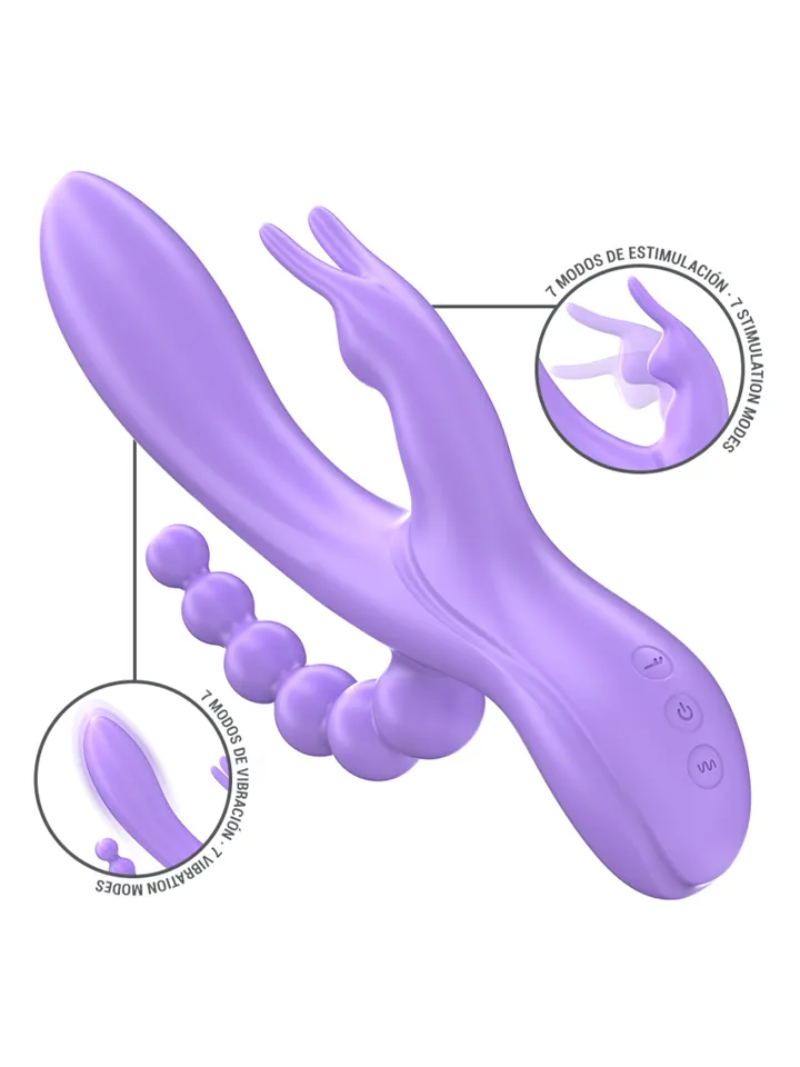 Intense Miko Triple Vibrator Rabbit & Stimulator & Anal Rabbitvibrator |  | Intimast