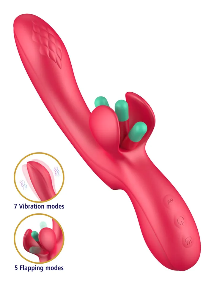 Erospace G-spot Vibrator With Moving Tongue Rabbitvibrator |  | Intimast