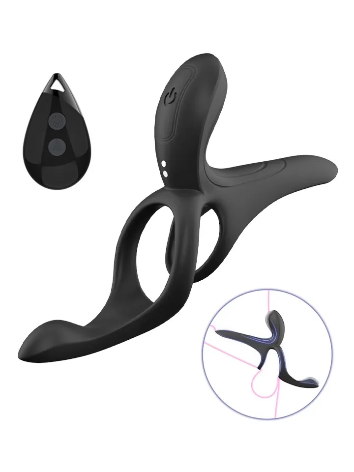 Vibrating Cock Ring With Clitoral Stimulation Penisring med vibrator |  | Intimast