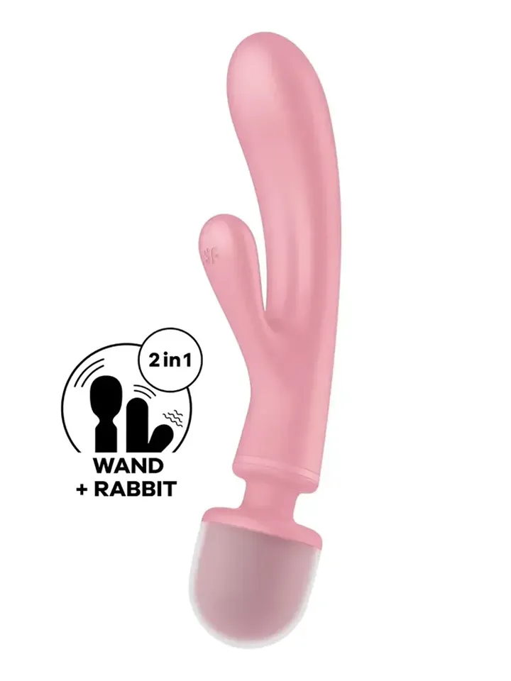 Satisfyer Triple Lover Pink Magicwand / Massagewand |  | Intimast