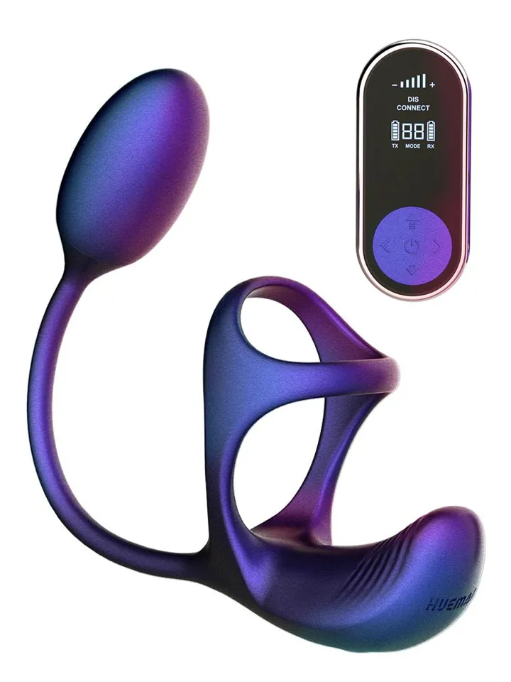 Hueman Halo Orbit Cock Ring Prostatavibrator med penisring |  | Intimast