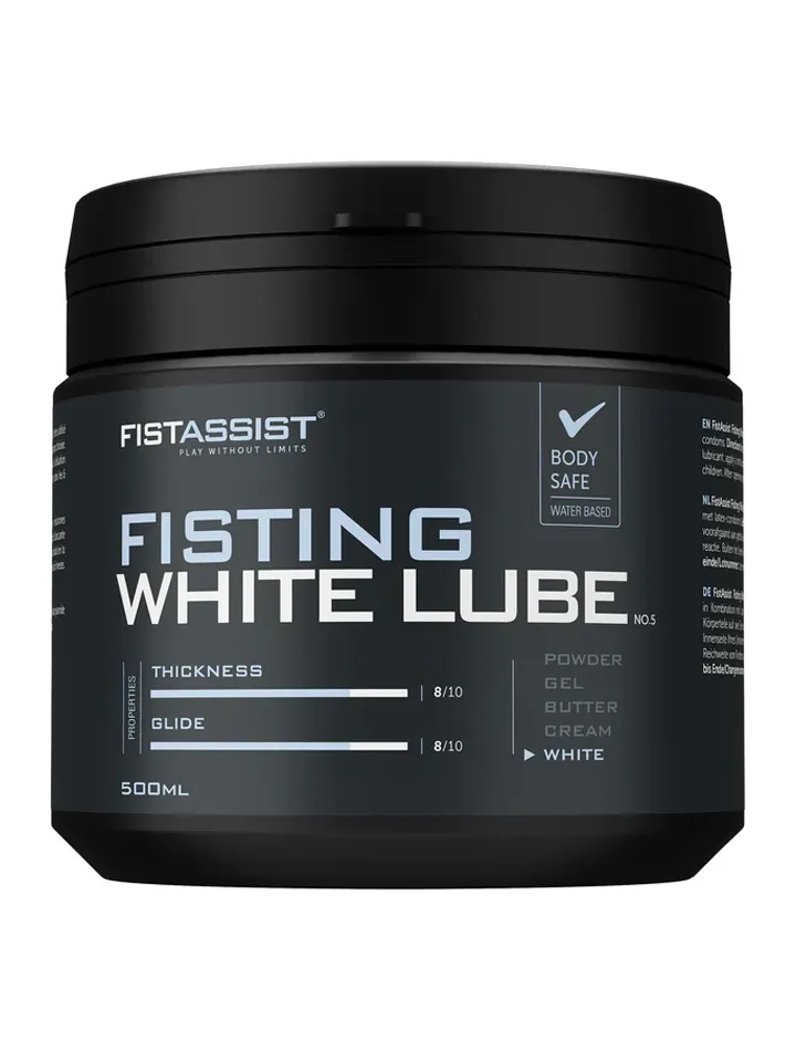 Fist Assist Fisting White Lube 500 ml Glidmedel anal/fisting |  | Intimast