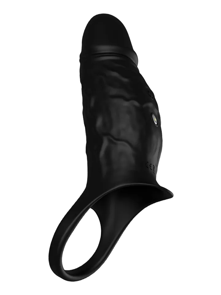 Vibrating Cock Sleeve Black Penisförlängare/Sleeve med vibrator |  | Intimast