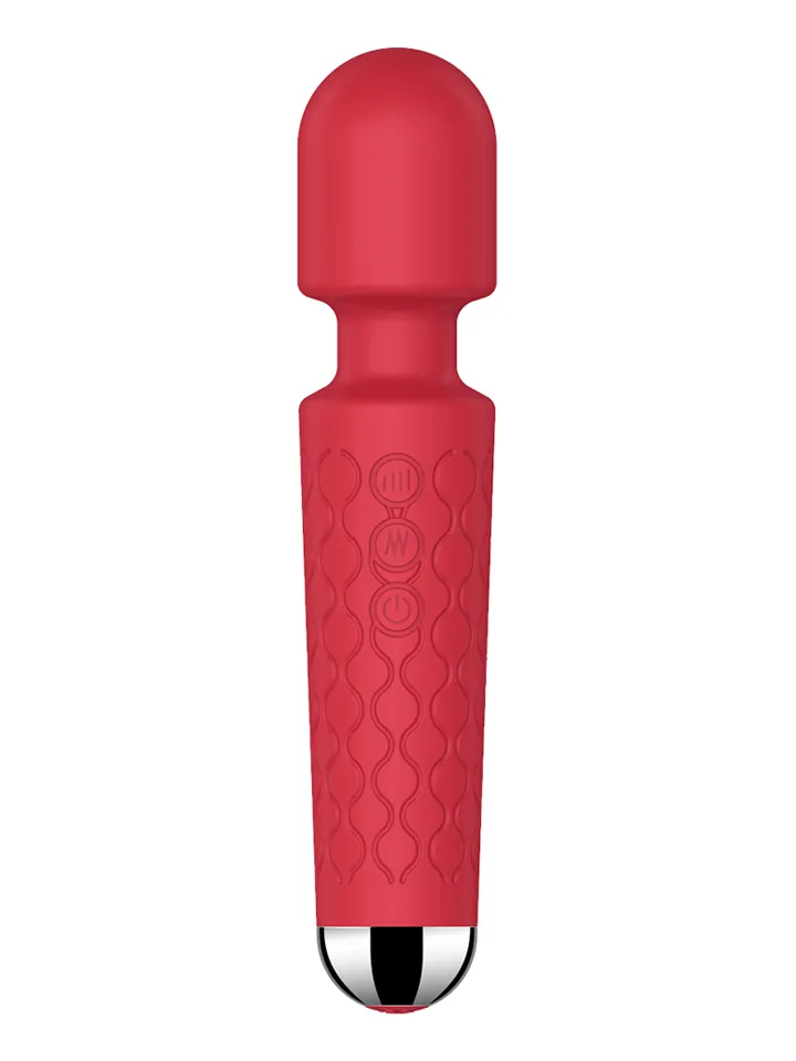 Massager Wand 20 Vibrations Red Magicwand / Massagewand |  | Intimast