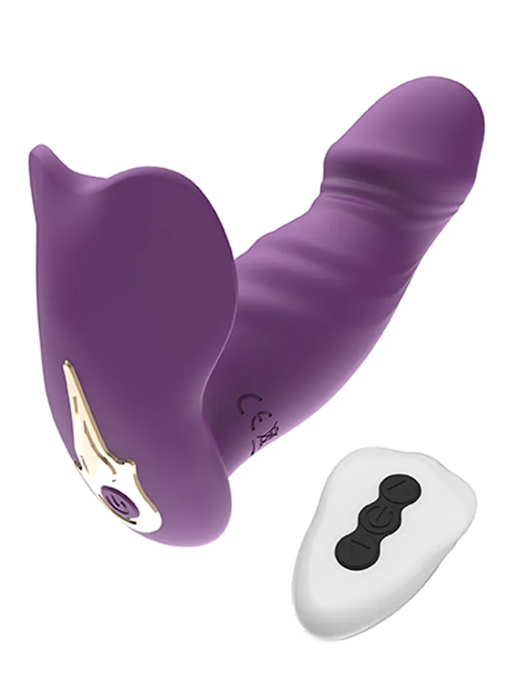 Wearable Vibrator With Remote Purple G-punktsvibrator |  | Intimast