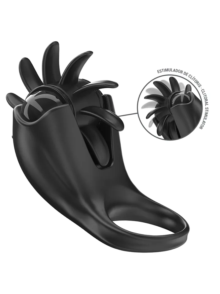 Vibrating Ring 10 Vibrations With Clitoris Stimulator Penisring med vibrator |  | Intimast