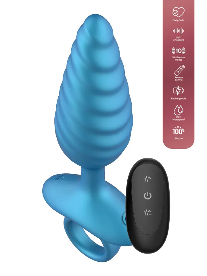 Anal Plug Vibrating + Remote Fjärrstyrd analplugg |  | Intimast
