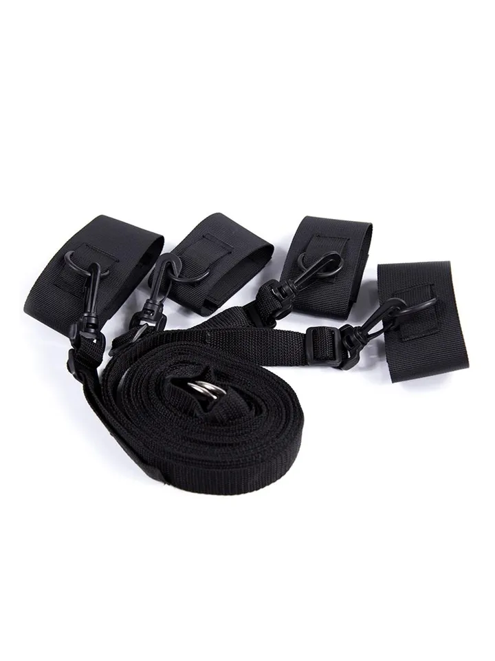 Nylon Velcro Bed Restraints With Plastic Hook Hand och fotbojor |  | Intimast